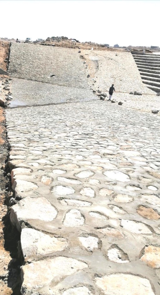 Stone Dam Construction